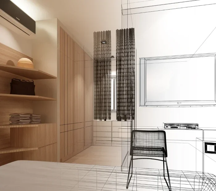 furlan mobili - render - interior design Castelfranco Veneto - interior design Treviso - studio interior design