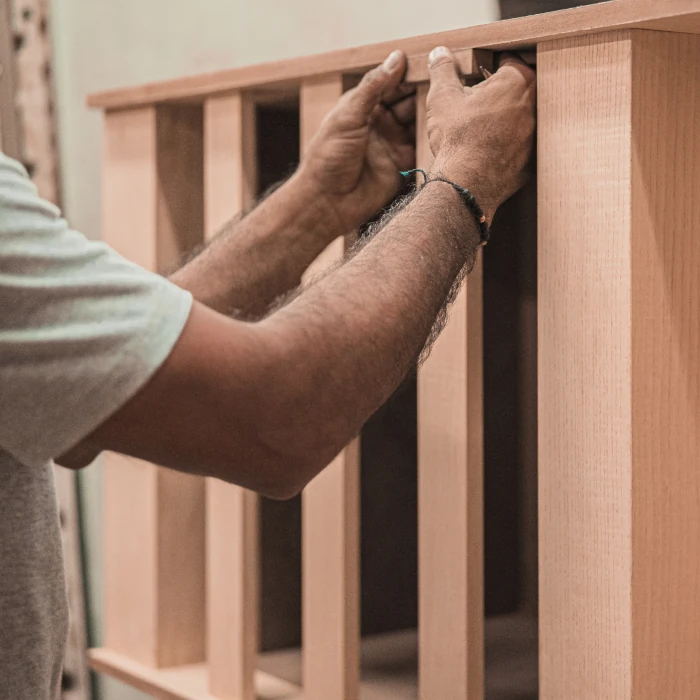 Soggiorno arredato con interior design personalizzato a Treviso